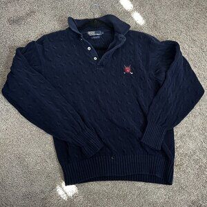 Ralph Lauren Polo Long Sleeve Pullover Sweater Size Extra Large L Mens Clothing
